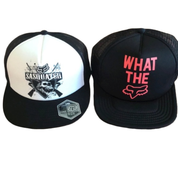 fox racing trucker hat